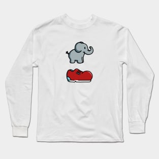 Elephant Shoe Long Sleeve T-Shirt